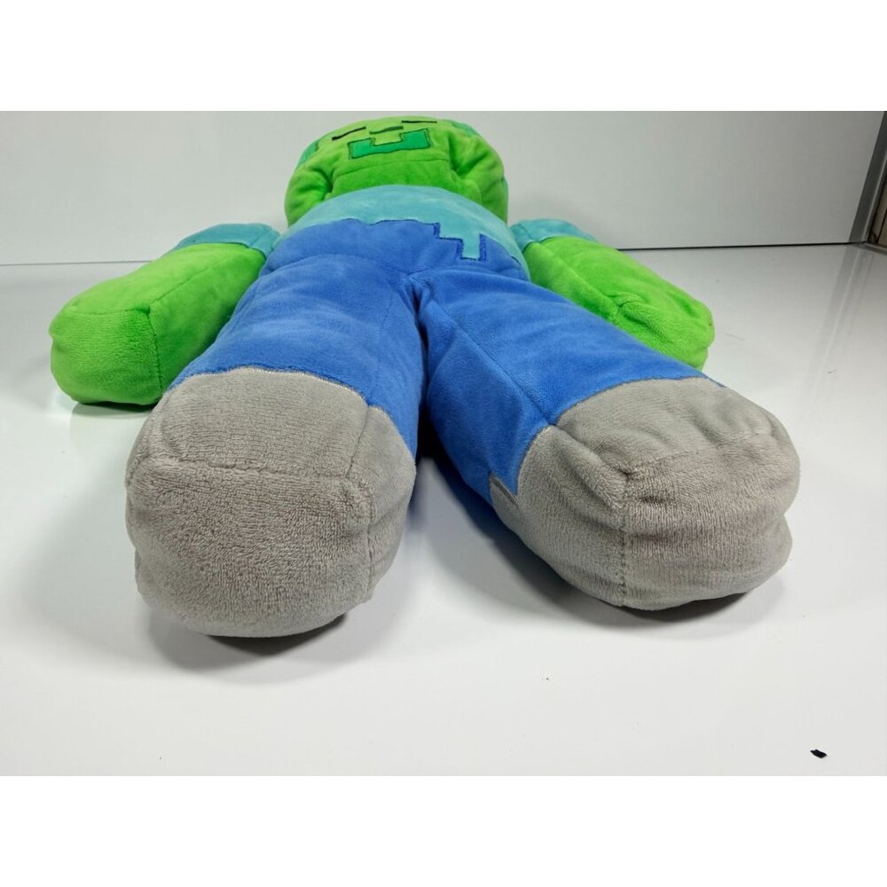 Minecraft Zombie Pillow Buddy Plush 18" inch Mojang Stuffed Figure - Picture 2 of 10